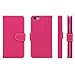 iPhone 6 / 6s Case, Snugg® - Leather Wallet Cover Case with Lifetime Guarantee (Hot Pink) for Apple iPhone 6