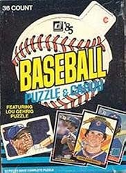 1985 Donruss Baseball Card Unopened Box (Clemens, Puckett RC's)