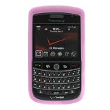 Original OEM Pink Rubber Soft Silicone Skin Case for Verizon Sprint RIM Blackberry 9630 Tour