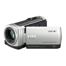 Sony HDRCX105ES High Definition Handycam Camcorder With 8GB Internal Memory - Silver (3hrs)