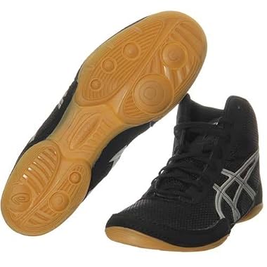 [アシックス] Asics レスリングシューズ MATFLEX 5 TWR333 9093 (ブラック/シルバー/25.5)