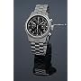 Fortis B-42 Flieger Chrono Black Steel 42mm Watch - Black Dial, Stainless Steel Bracelet 656.10.11M