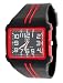 Q&Q #DP02J002Y Men's Square Analog Sports Watch with Resin Strap
