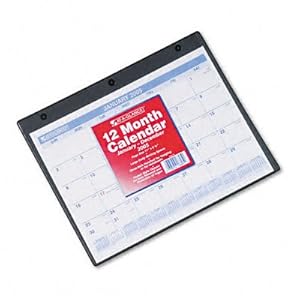 Amazon.com : AT-A-GLANCE Monthly Desk/Wall Calendar in Three-Hole ...