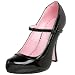 Leg Avenue Women's Babydoll Mary-Jane Pump,Black,10 M US