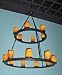 Torino Two Tiered Chandelier with 15 Assorted OR Similar Height Shades