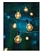 Clear Globe String Lights Set of 25 G40 Bulbs Indoor / Outdoor