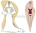 Wallmonkeys Peel and Stick Wall Decals - Wedding Day / Night - Removable Graphic
