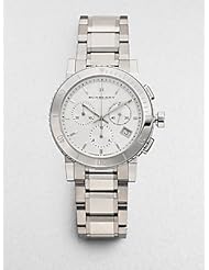 Burberry BU9700 Watch City Ladies - Silver Dial Stainless Steel Case Analog Movement