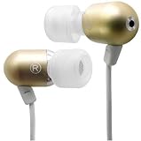 Premium Noise-Reducing Ear Buds Color Aluminum from Radius - iPhone Compatible - Navajo Yellow