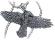 Black Raven - Alchemy Gothic Pendant Necklace