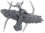 Black Raven - Alchemy Gothic Pendant Necklace