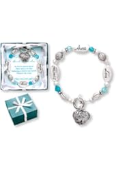 BRACELET for a SPECIAL AUNT "Expressively Yours"Beautiful gift for your Lovely Aunt/Nice Charm Bracelet ~ Birthday FAVOR ~ Christmas Gift ~ Appreciation Thank you
