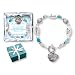 41kzXJnYDjL. SL500 SS75  Sterling Silver To Grandma With Love Engraved Heart Charm Bracelet 7.5