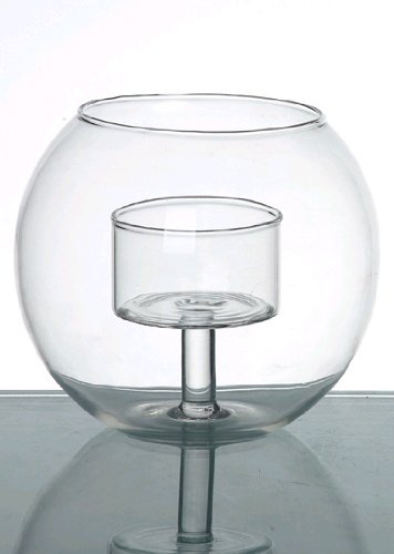 Brooke Glass Votive Tealight Fishbowl 6