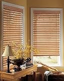 High Quality Custom Made Faux Wood Blinds by Factory Direct Blinds, Ironwood 2 FauxWood Blind 59x60