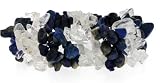 5 Strand Stretch Chip Bracelet - Lapis Lazuli and