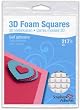 3L 3D Foam Squares Assortment, White