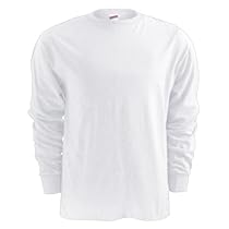 Soffe Big Boys' Long Sleeve T-Shirt,White,M (10/12)
