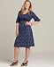 Tommy Hilfiger Plus Size Dress, Empire Waist Bandana Print