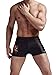 Neleus Men's Compression Square Leg Swimsuit, Dragon (Black),US S,Asia L