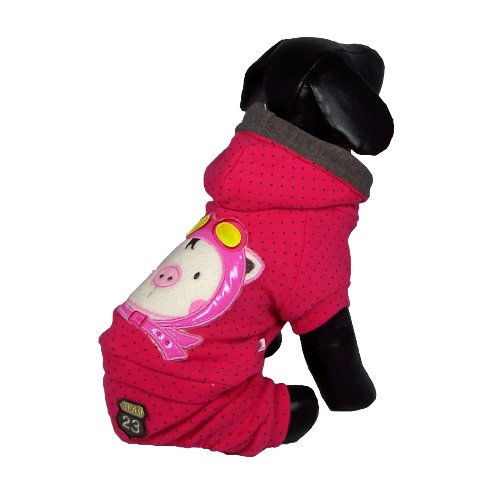 Dog and Cat Cozy High Quality PAJAMAS – Medium – Neon Pink – Mommy, I can’t wait till Christmas Morning to be in this PJ – Only 1 Left