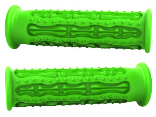 Green Moto Grip Brand Skeleton Fingerz Grips Fit Razor Scooter