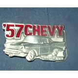 '57 CHEVY (CHEVROLET) PEWTER CAR COLLECTORS'BELT BUCKLE