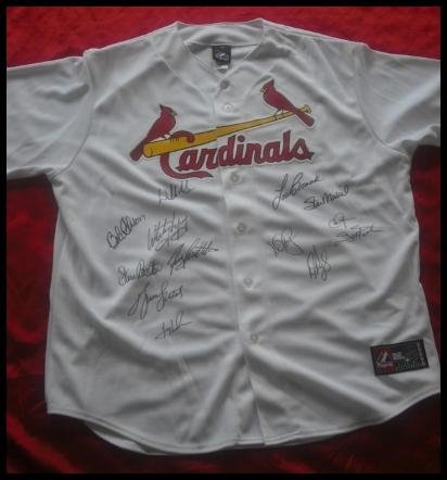 St. Louis Cardinals Legends Autographed Sign - Autographed MLB Jerseys