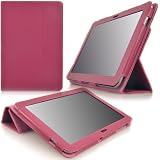 CaseCrown Bold Trifold Case for Samsung Galaxy Tab 10.1 (compatible w/ Wi-Fi Only) - Hot Pink