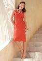 Chadwicks Linen/Cotton Scoopneck Sheath