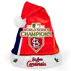 St. Louis Cardinals 2011 World Series Champions Santa Hat