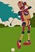 Wallmonkeys Peel and Stick Wall Decals - Robot Hitting Golf Ball - Removable Graphic