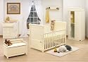 Tutti Bambini Alicante Baby Nursery Furniture Room Set (6 Piece Set) Includes A Reclining Glider Chair + Stool