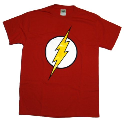  The Flash DC Comics Glow in the Dark Logo T-Shirt Tee
