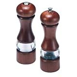 Review Olde Thompson 37-700 / Olde Thompson 7-1/2-Inch Dover Wood/Acrylic Peppermill and Salt Shaker