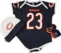 Devin Hester Reebok Newborn 6-9 mos. Bodysuit, Booties & Cap Chicago Bears Set