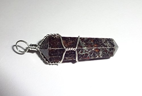 1pc Black Tourmaline Premium Crystal Cut Healing Gemstone Wire Wrapped with Loop Point Pendant