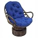Blazing Needles 48 x 24 Swivel Rocker Cushion Color-Material - Solid Twill