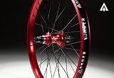 Amber Reign Rear Cassette Wheel-36 Hole, Matte Red