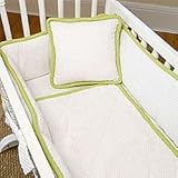 IMAGE OF The MOD Cradle Bedding Set - Color: Lime