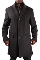 Hot Sale Marc New York Andrew Marc Men's Peacoat Wool Coat Bib Collar Size XL