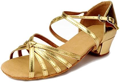 SONGYUNYANChildren's Silk Satin-women's low standard social Latin dance shoes , 35