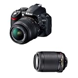 Nikon D3100 14.2MP SLR Camera Kit with AF-S DX 55-200mm VR Zoom-Nikkor Lens