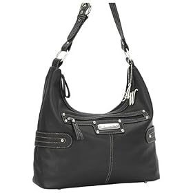 American West City Girl Zip-Top Hobo with Adjustable Shoulder Strap