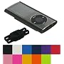 Rubberize Textured Hard Shell Polycarbonate Crystal Belt Clip Case Cover for Apple iPod Nano Nano-Chromatic 4th Generation 8 gb 16 gb + Young Micro Shoe Silicone Pouch for Nike+ Nike Plus Sensor (Nano Chromatic Not Included)