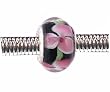 Pandora Style Charm Bead (Z55) Murano Lampwork Glass (14mm x 8mm) (fits Troll too)