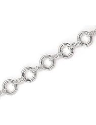 14kt Yellow Gold Fancy Diamond Circle Bracelet 0.25ct TW