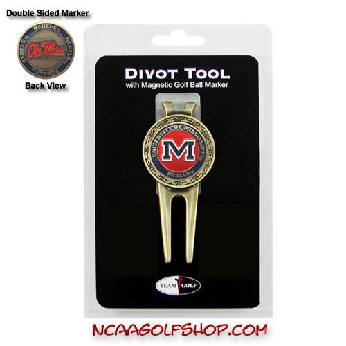 Mississippi Rebels Divot Tool Ball Marker Tg1