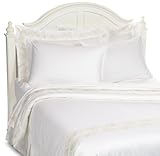 Dashing Manor 401 Embroidery White 8-Piece Duet Set, Queen
